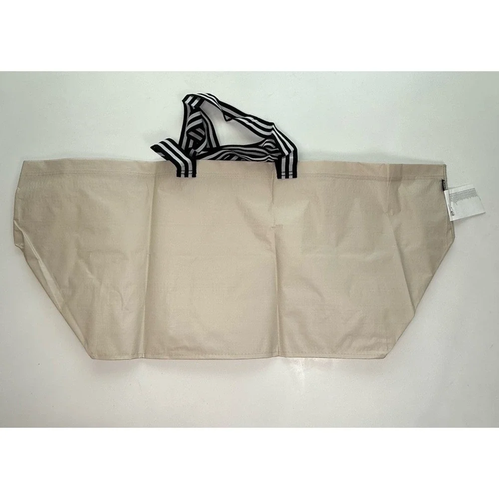 Ikea Görsnygg Large Shopping Laundry Storage Bag, Beige Reusable